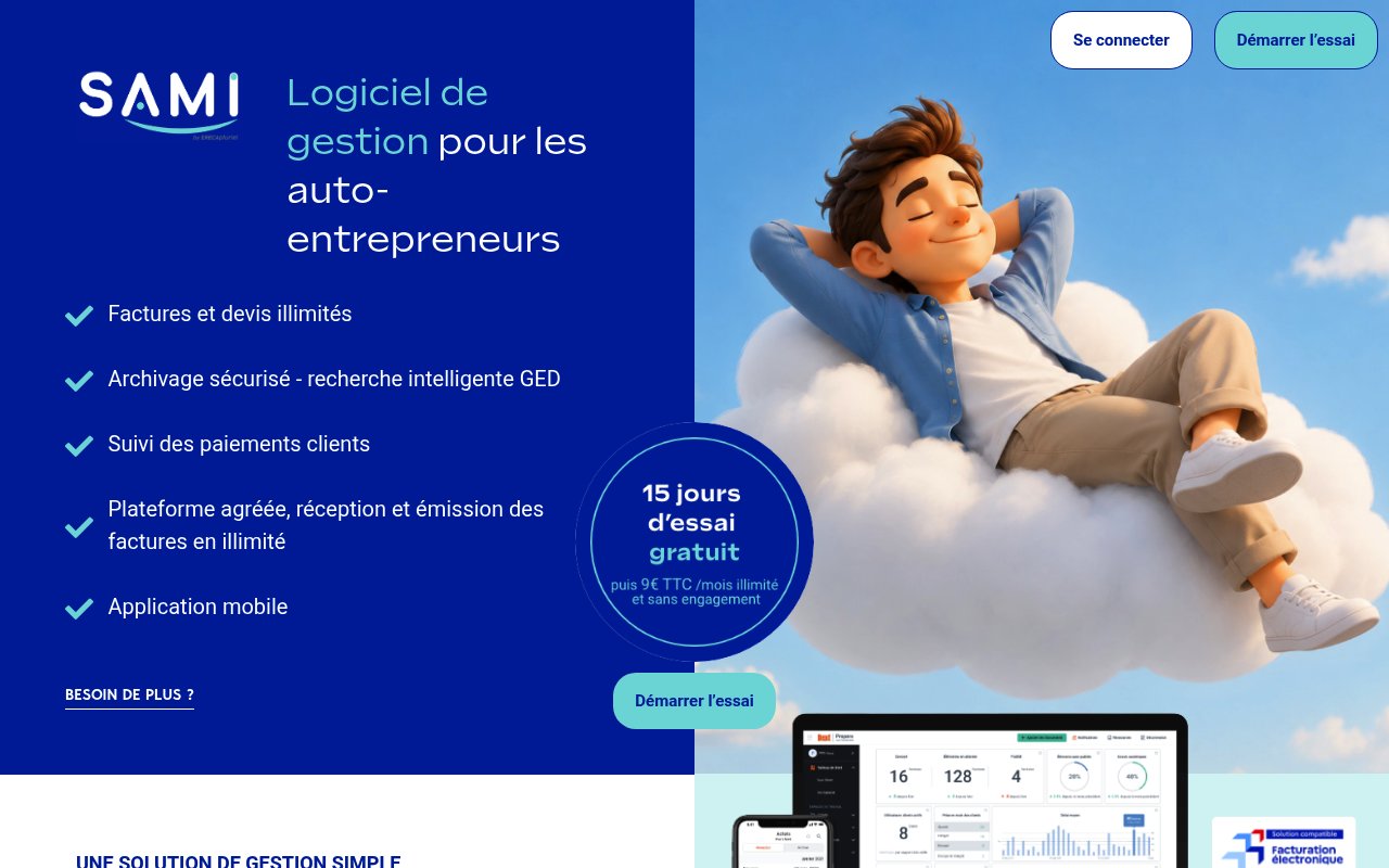 Apercu du site SAMI