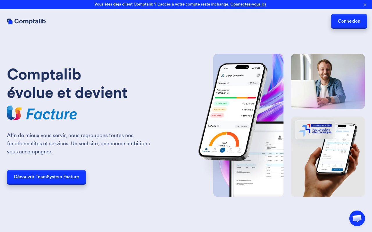 Apercu du site Comptalib