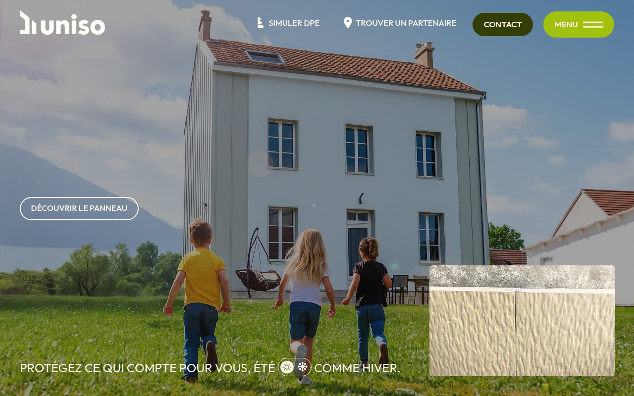 Apercu du site Uniso