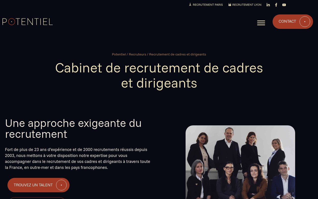 Apercu du site Potentiel