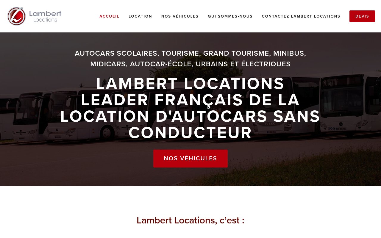 Apercu du site Lambert Locations