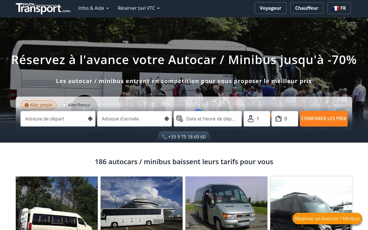 Apercu du site MonTransport.com