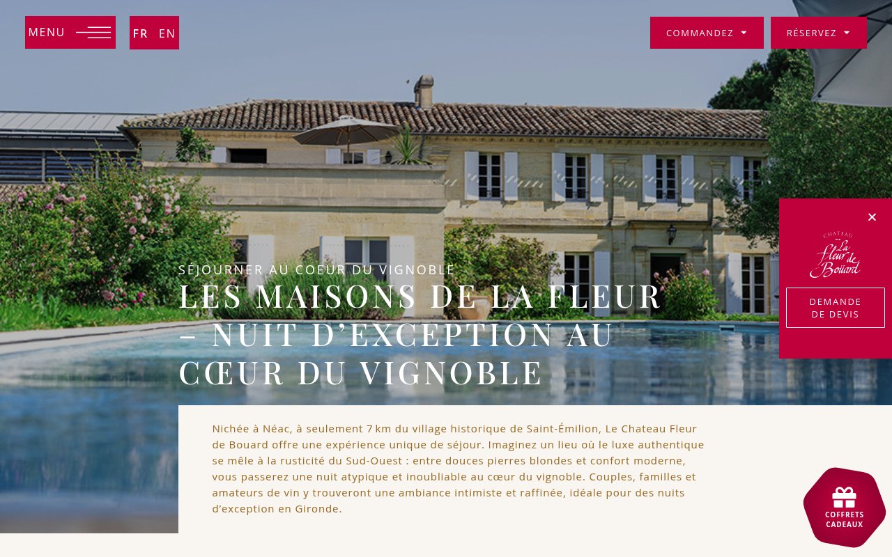 Apercu du site Château La Fleur de Boüard
