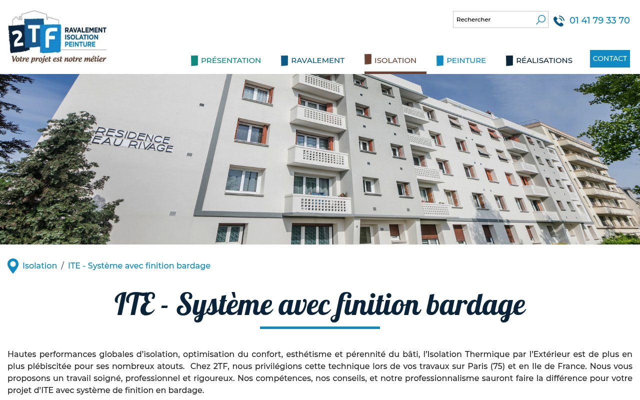 Apercu du site 2TF
