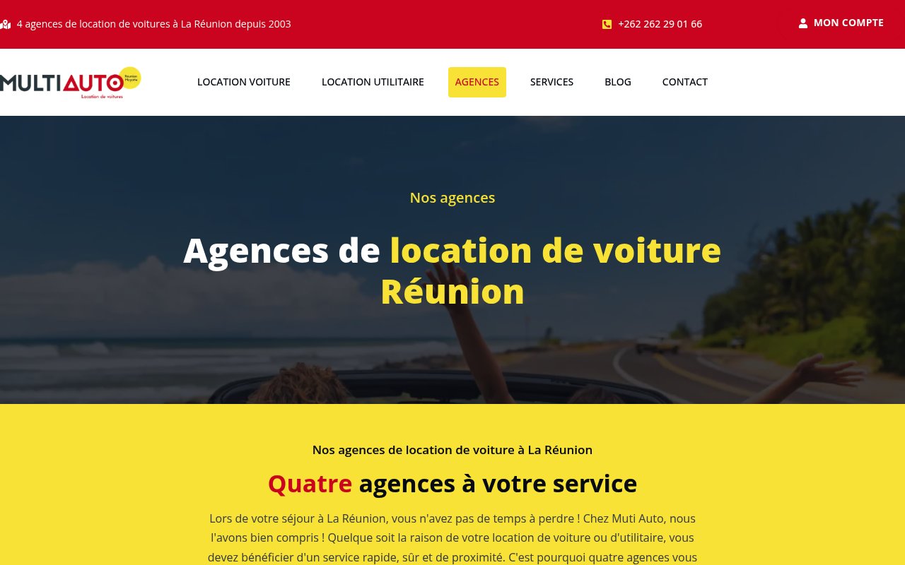 Apercu du site Multi Auto