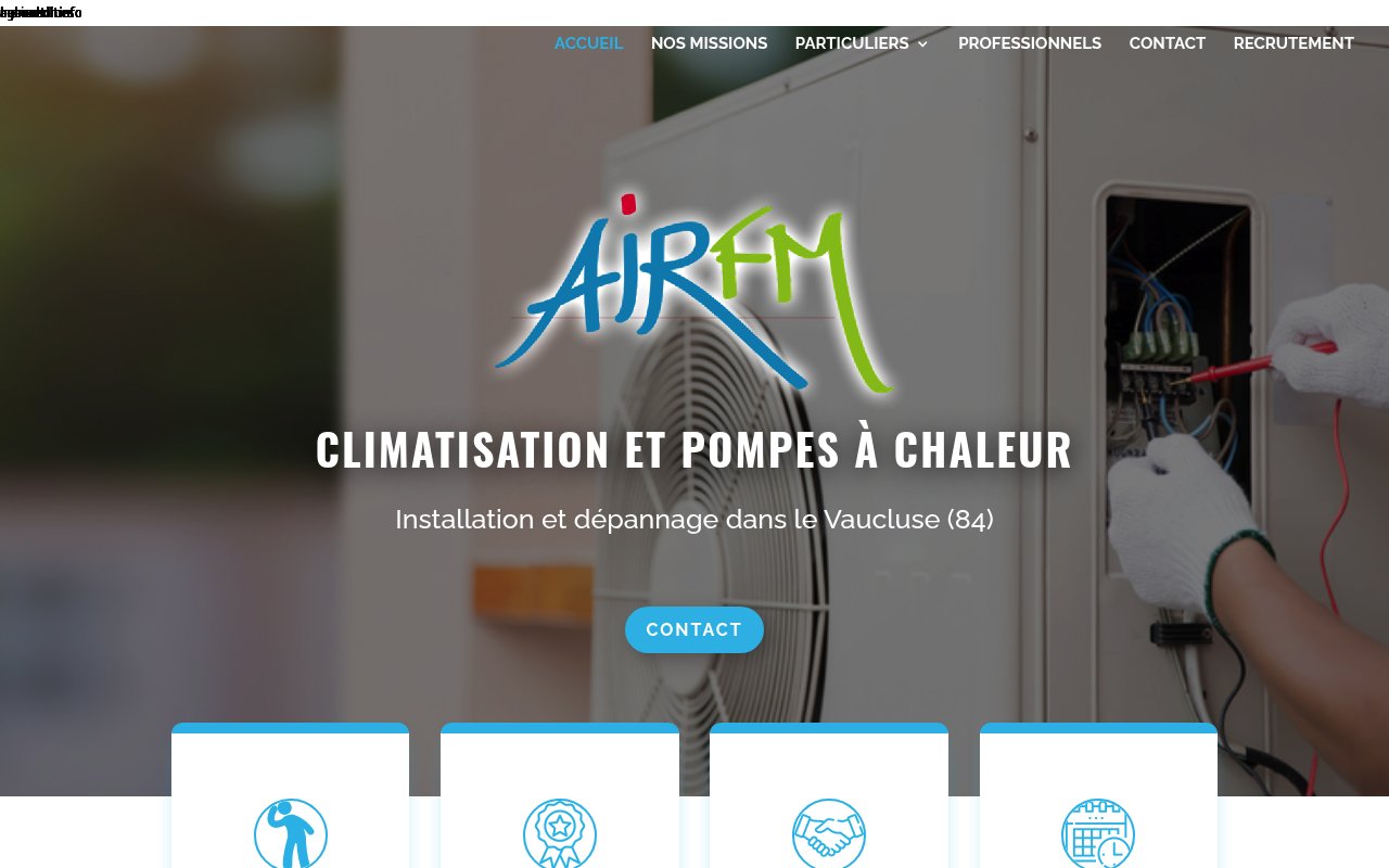 Apercu du site AIR FM