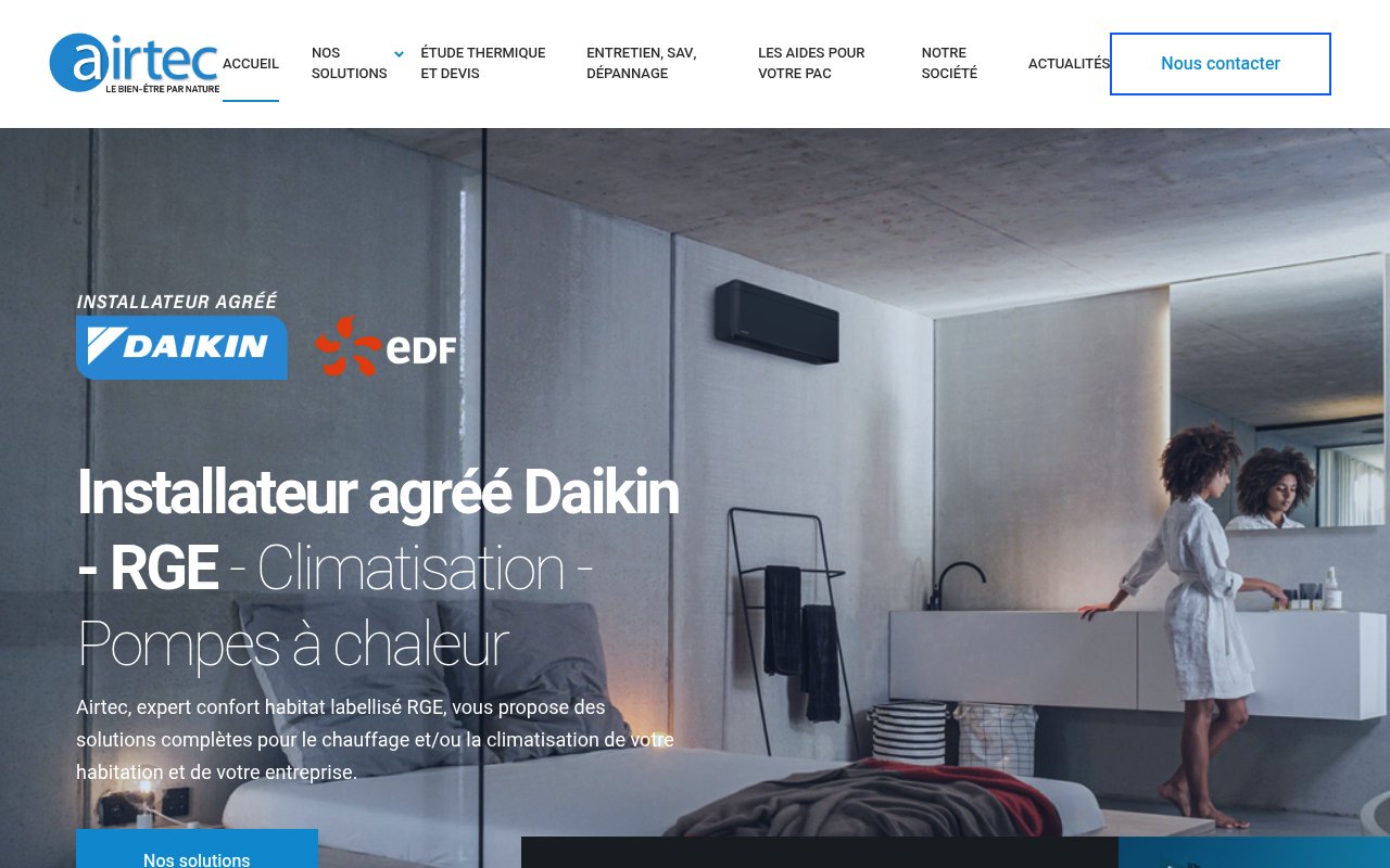 Apercu du site Airtec