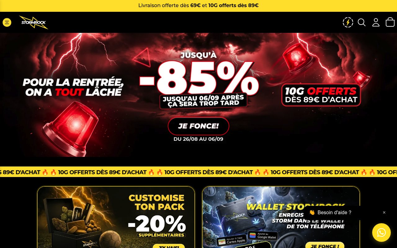 Apercu du site Stormrock