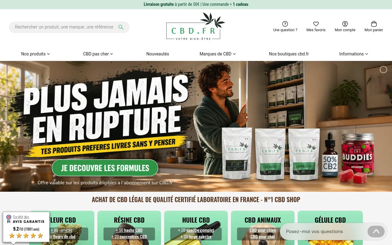 Apercu du site CBD.fr