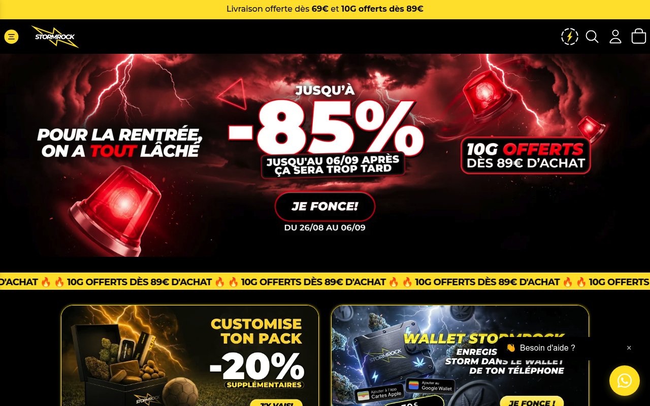 Apercu du site Stormrock
