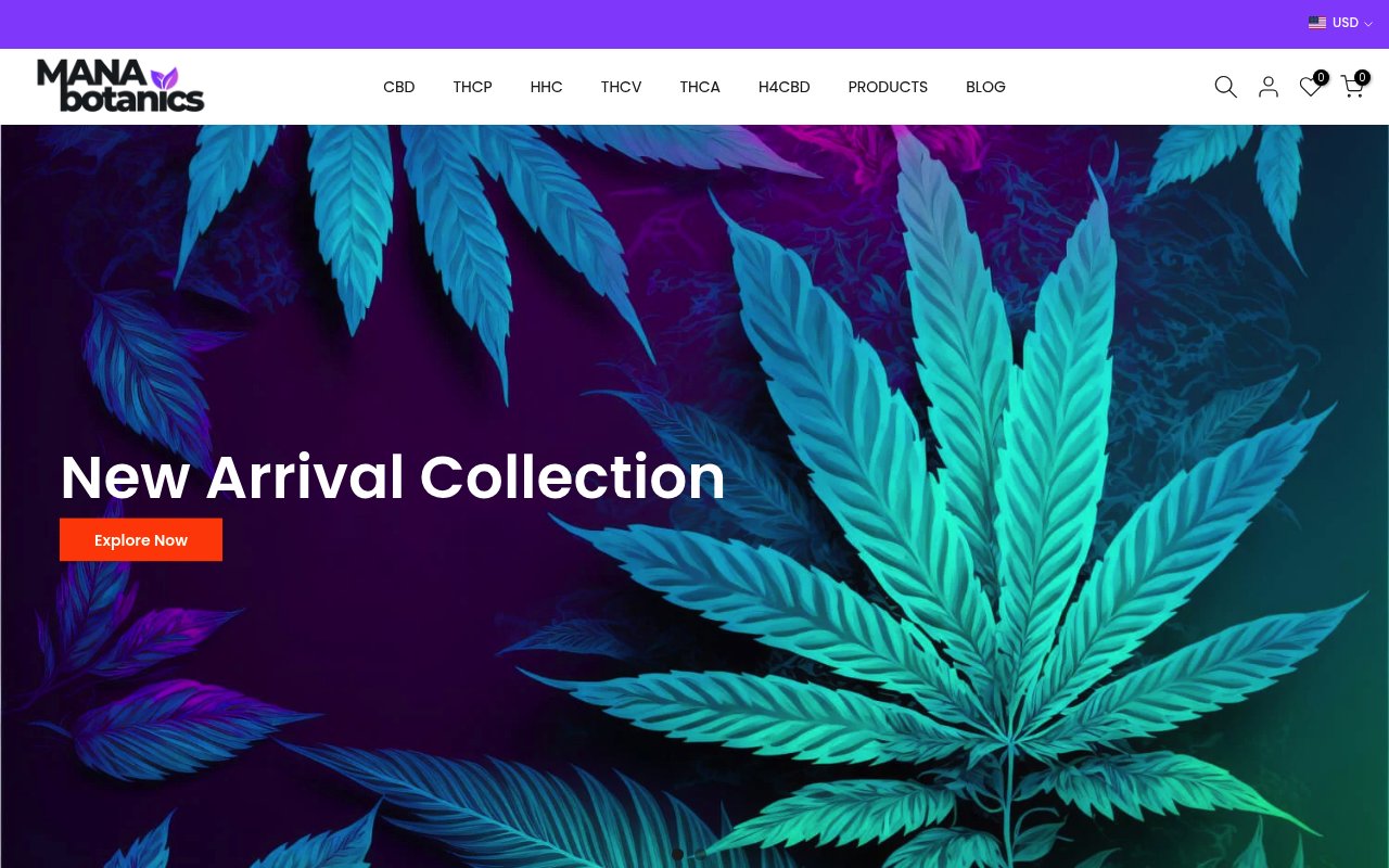 Apercu du site Mana Botanics FCMRR Apercu du site Mana Botanics FCMRR