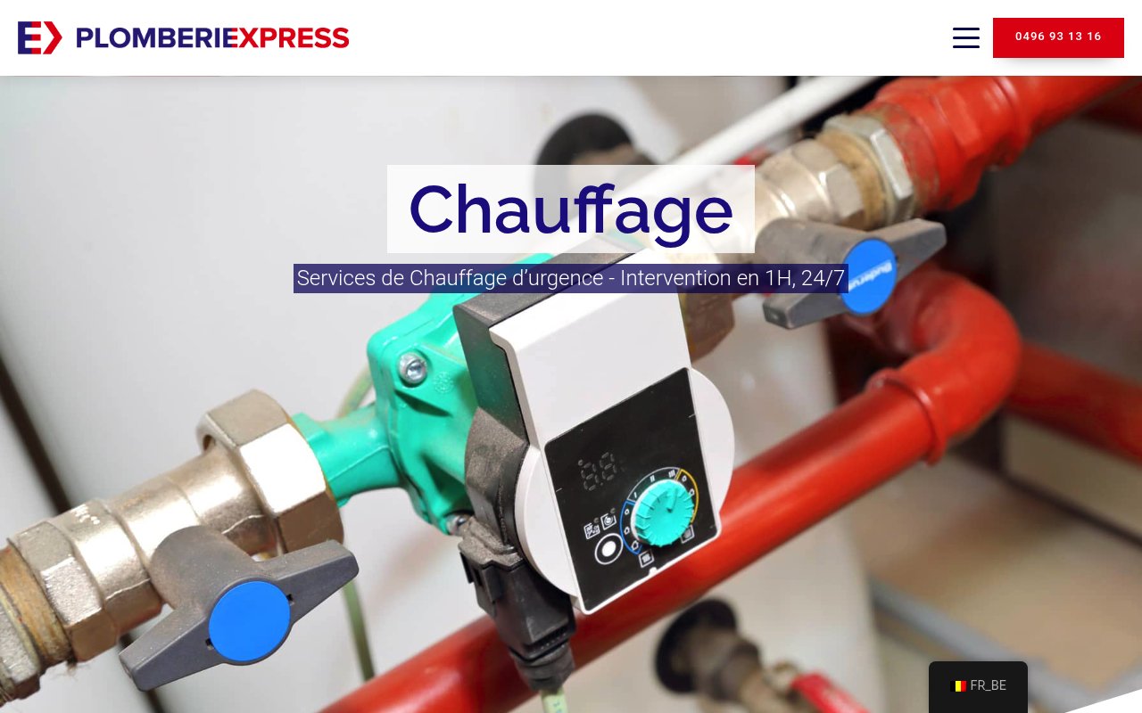 Apercu du site Plomberiexpress