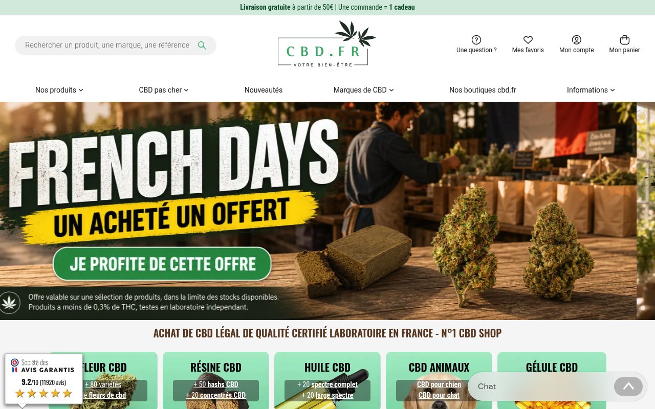 Apercu du site CBD.fr