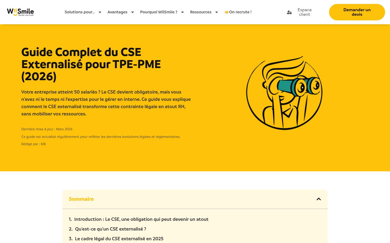 Apercu du site WiiSmile