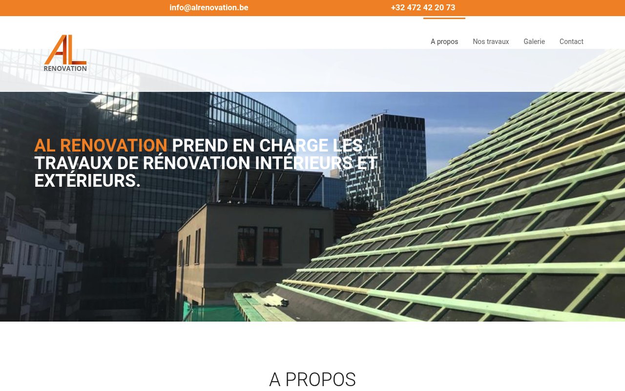 Apercu du site AL Renovation