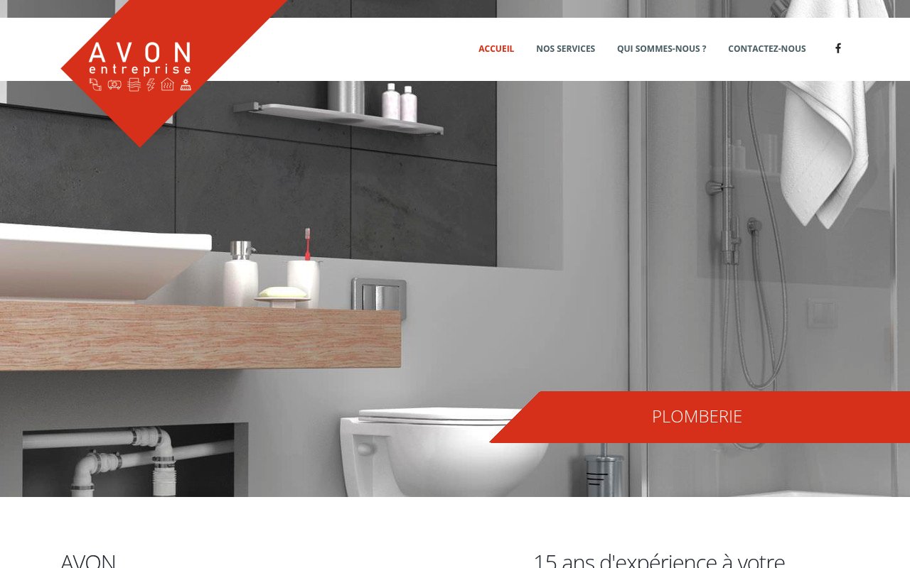 Apercu du site Entreprise Avon