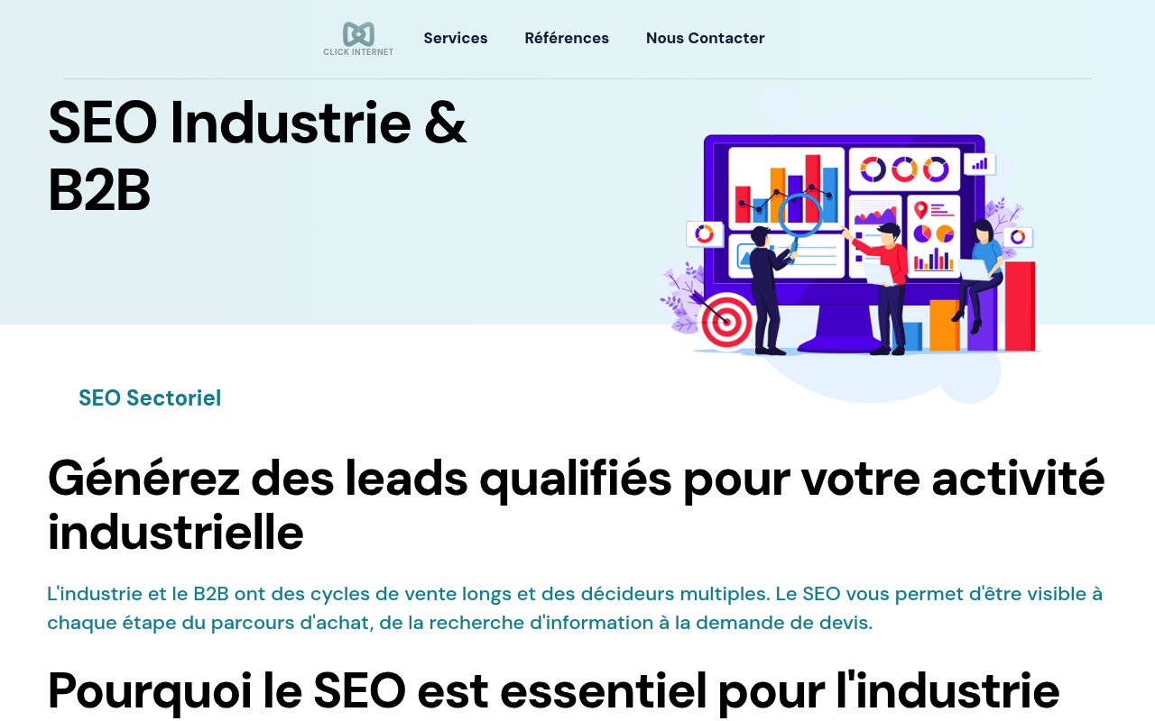 Apercu du site Click Internet
