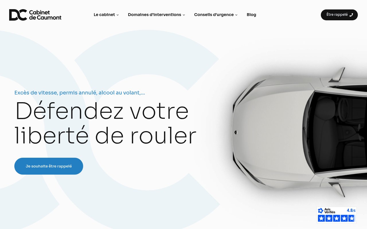 Apercu du site Maître de Caumont