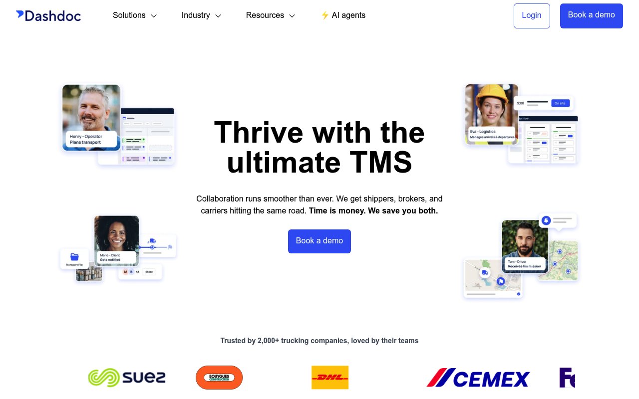 Apercu du site Dashdoc