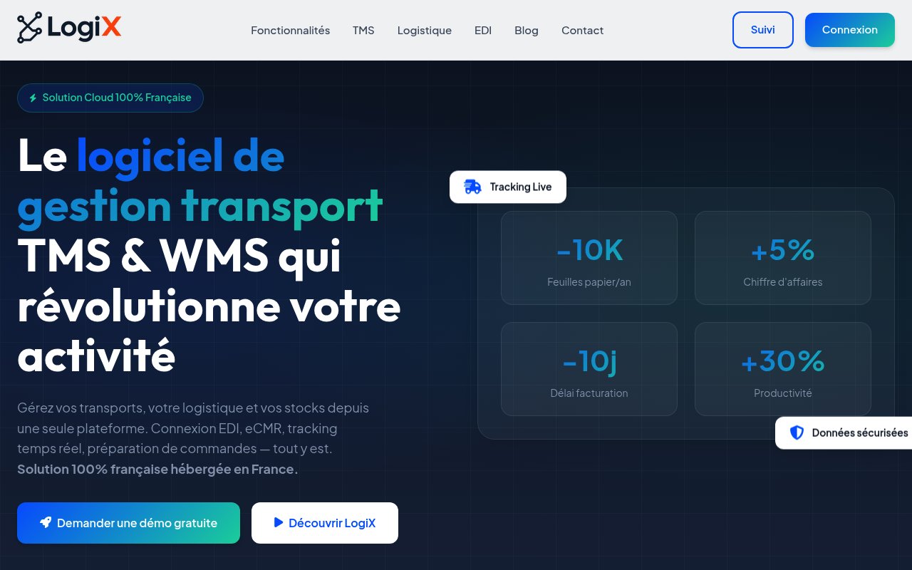 Apercu du site LogiX