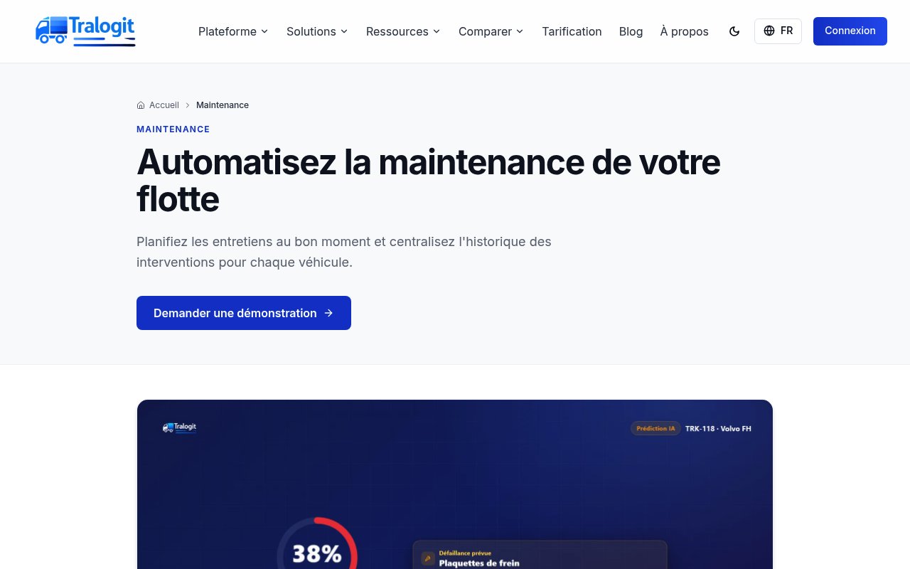Apercu du site Tralogit