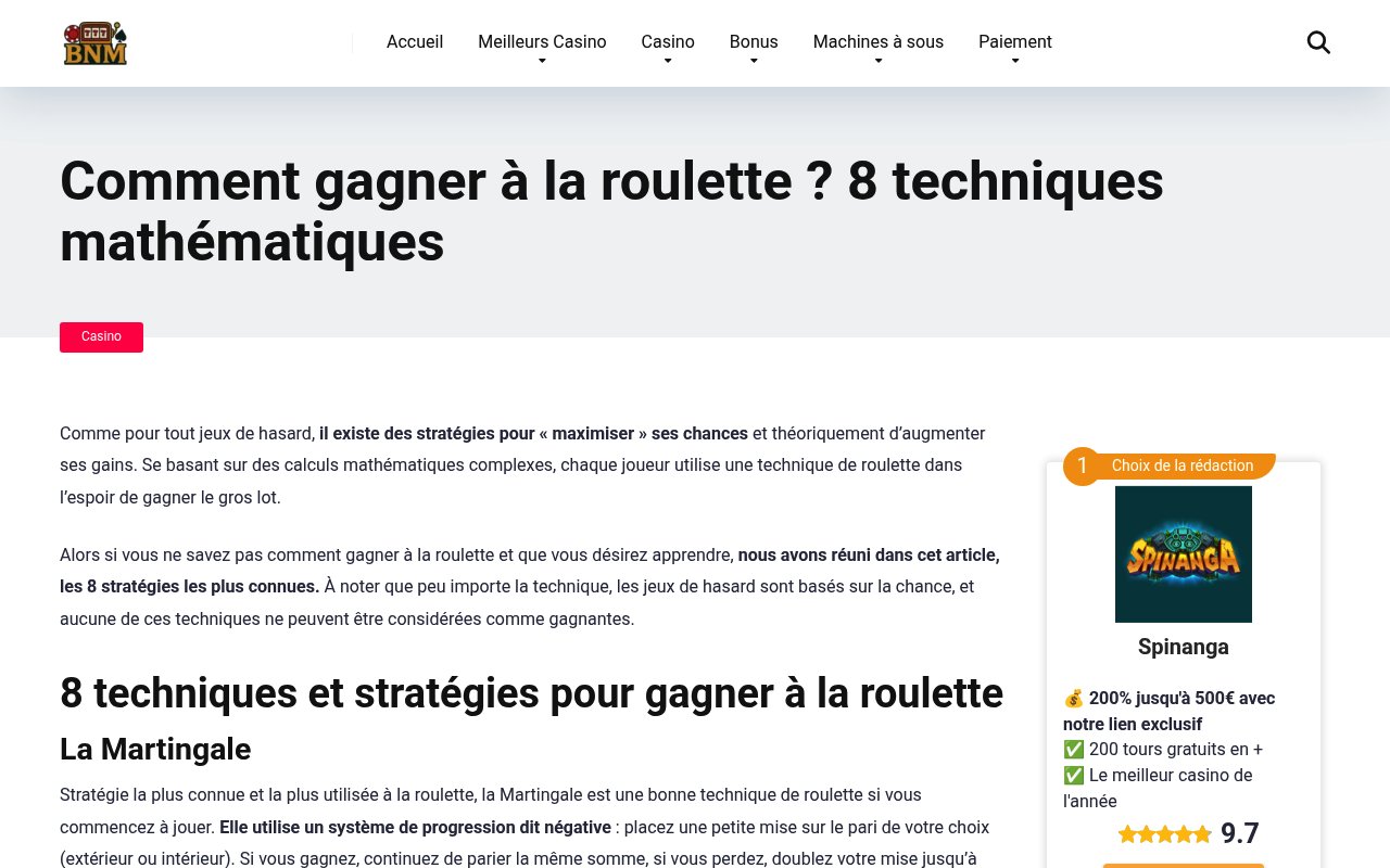 Apercu du site BNM