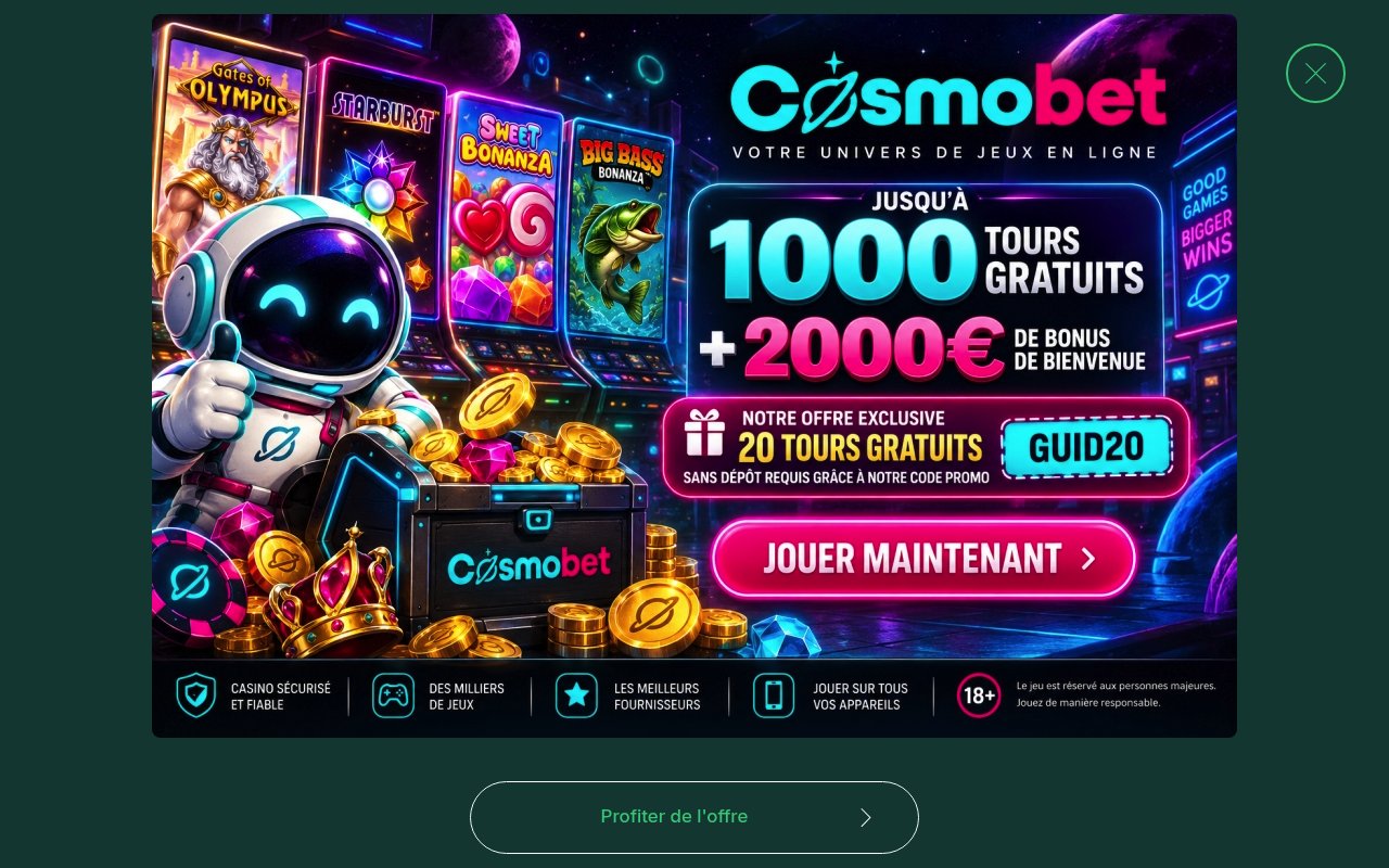 Apercu du site Guide Casino