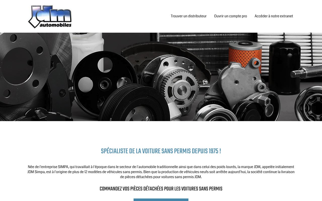 Apercu du site JDM Automobiles