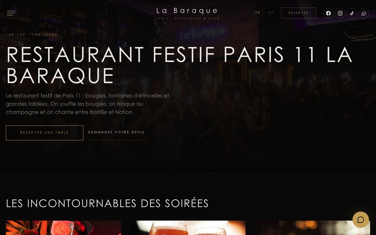 Apercu du site La Baraque