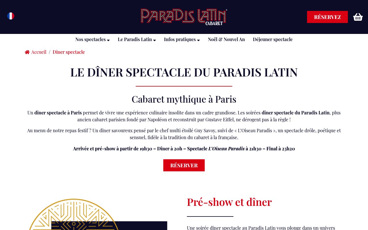 Apercu du site Paradis Latin