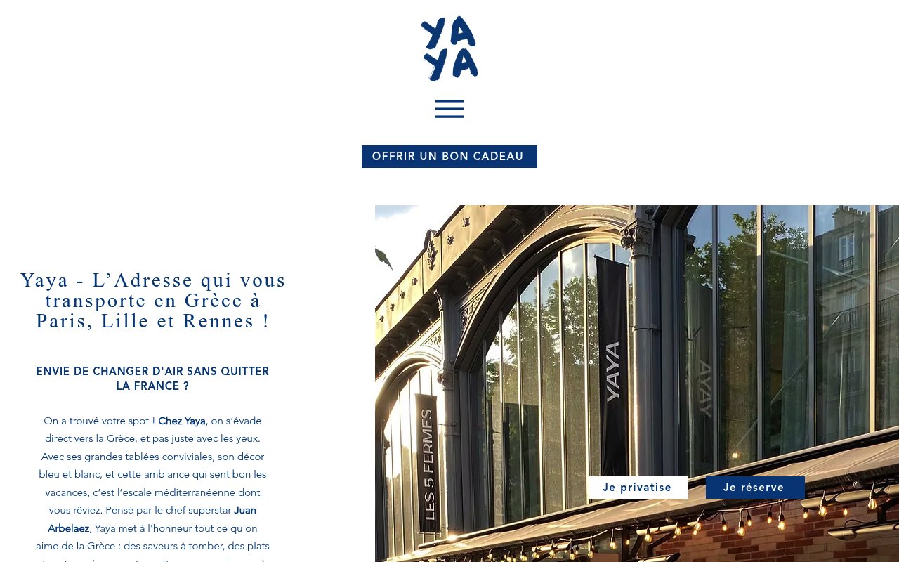 Apercu du site Yaya