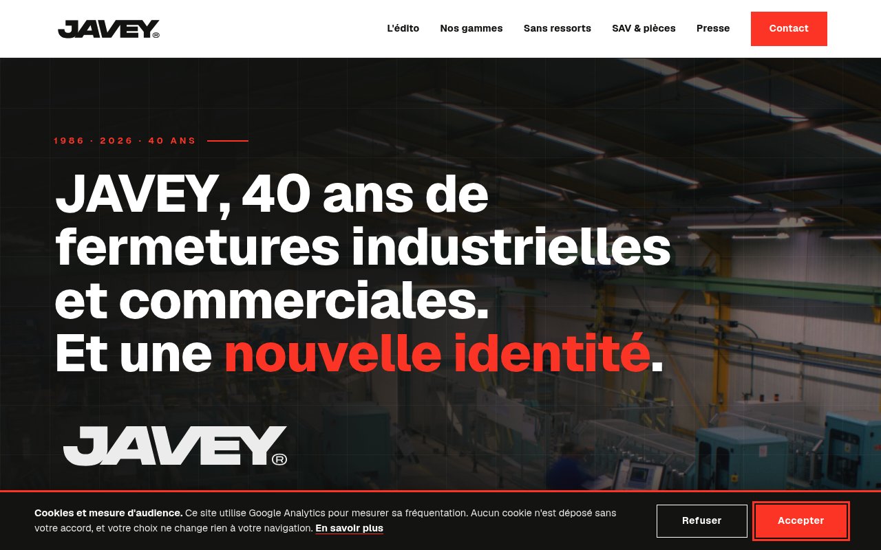 Apercu du site Javey
