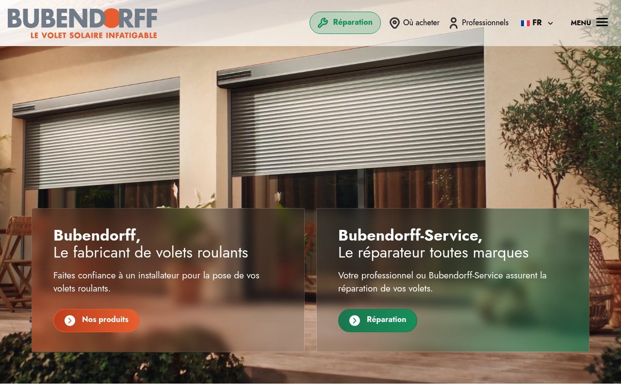 Apercu du site Bubendorff