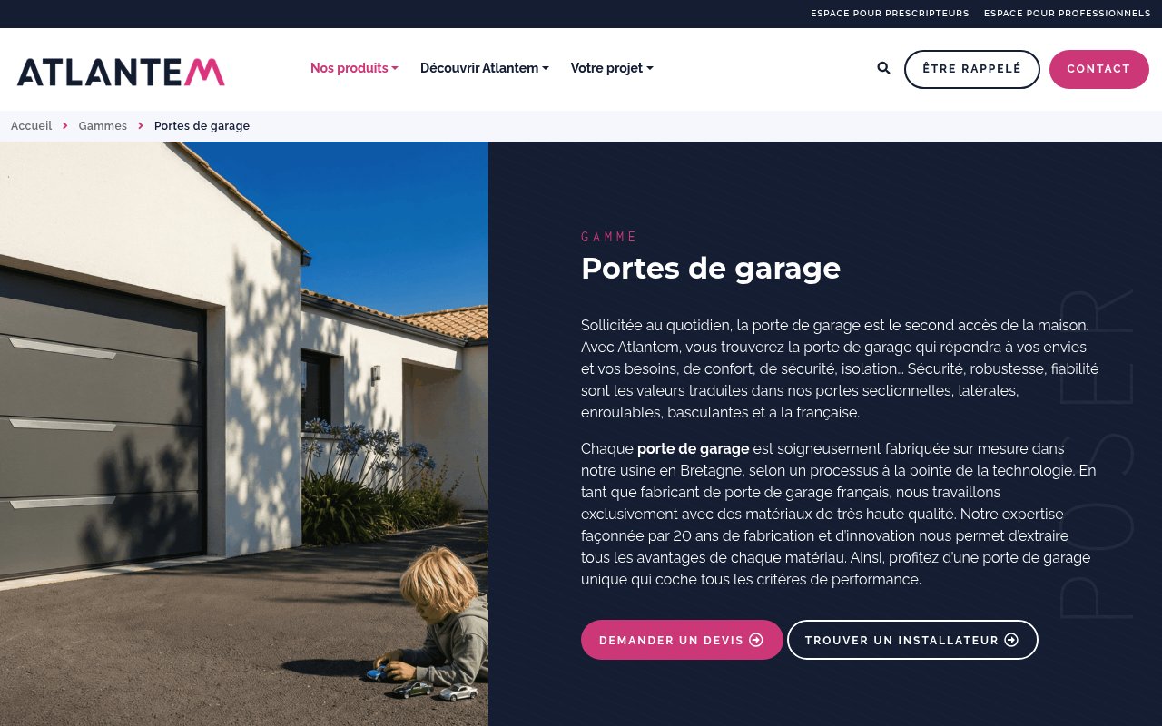 Apercu du site Atlantem