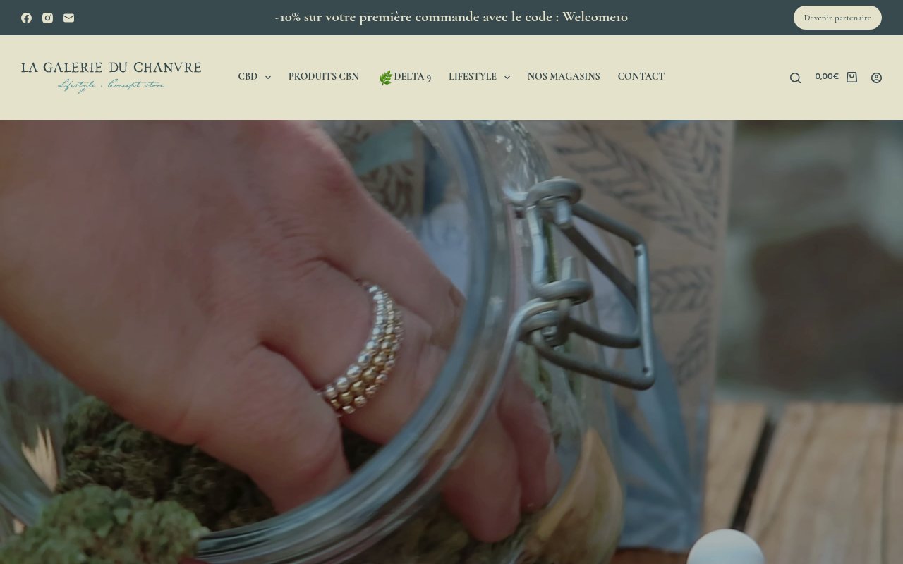 Apercu du site La Galerie du Chanvre