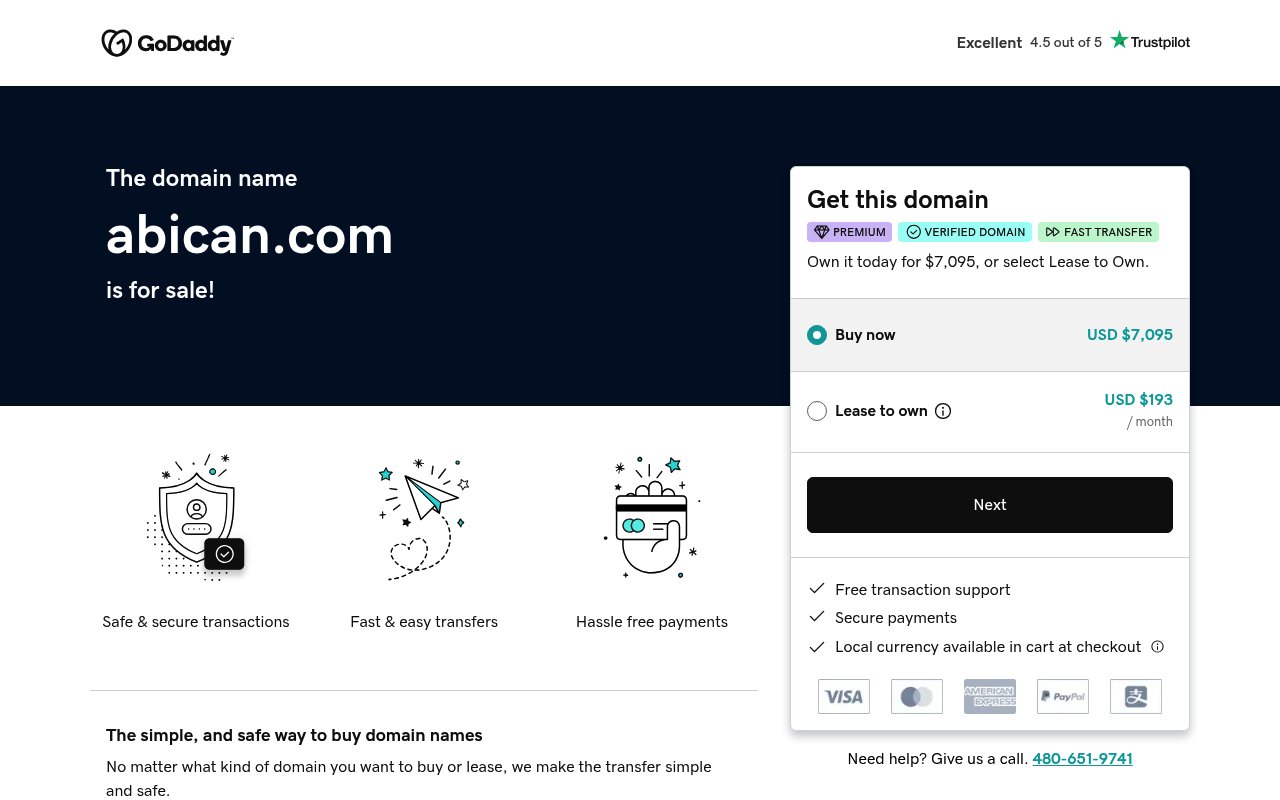 Apercu du site ABICAN