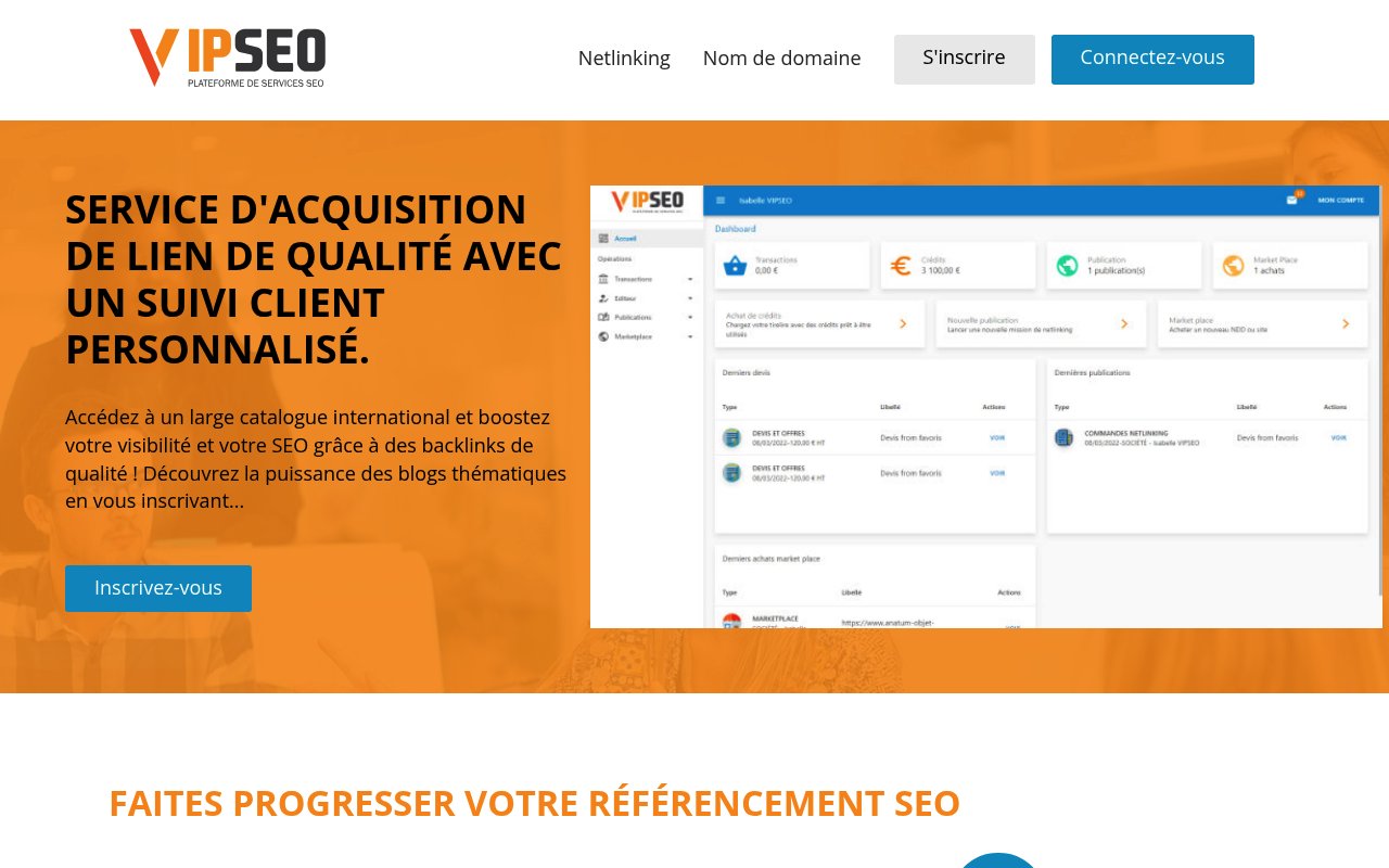 Apercu du site Vipseo