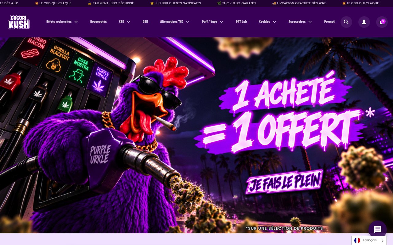 Apercu du site cocorikush.fr