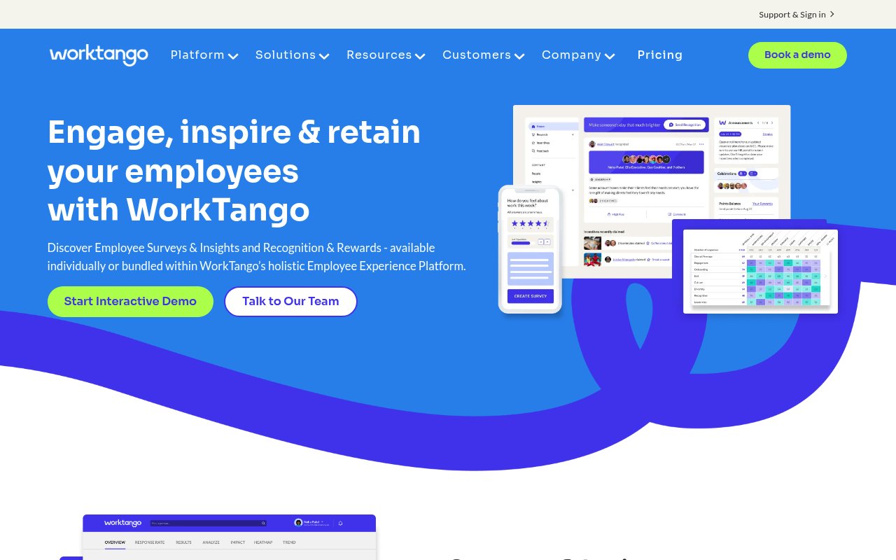 Apercu du site WorkTango