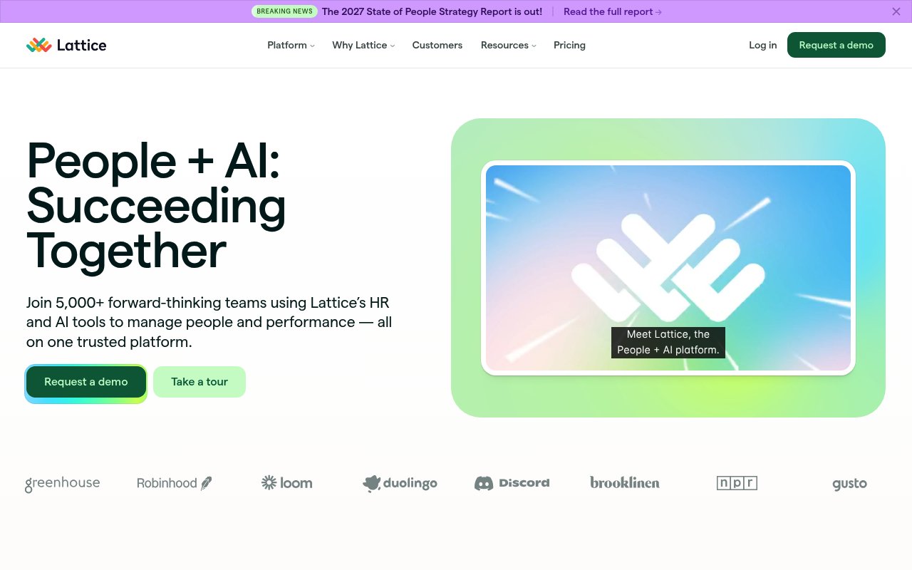 Apercu du site Lattice