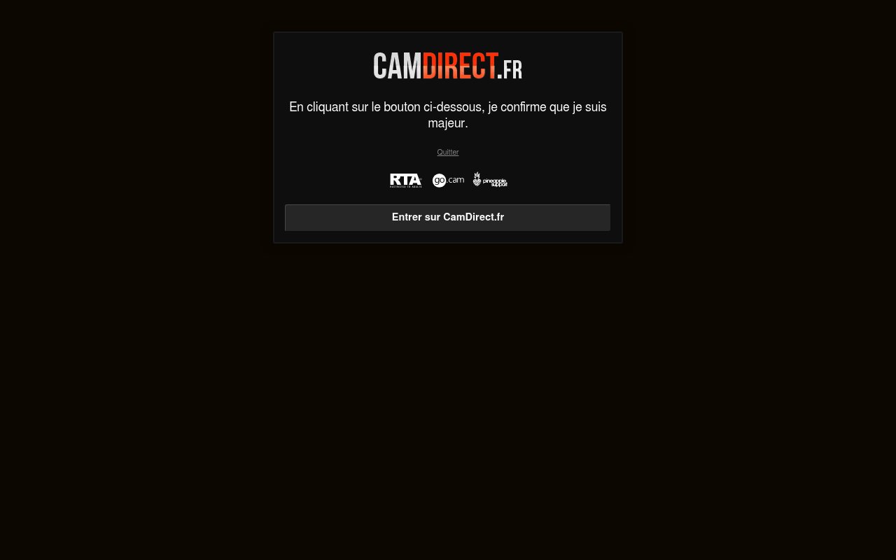Apercu du site Camdirect