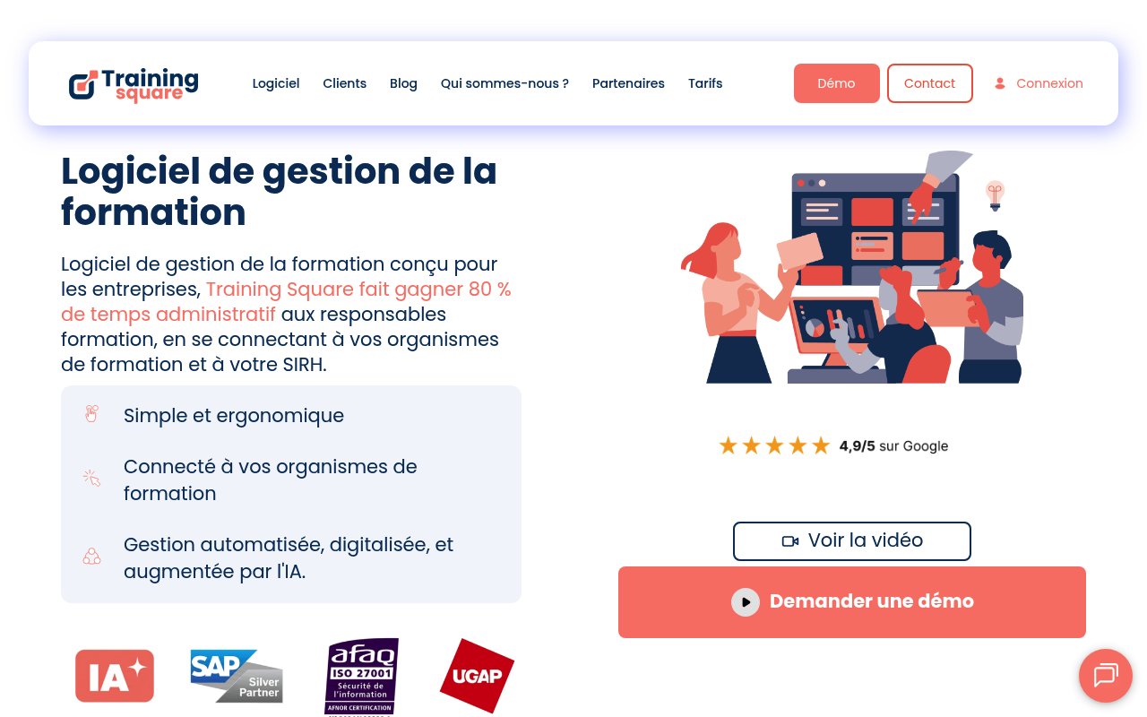 Apercu du site Place de la Formation – TMS