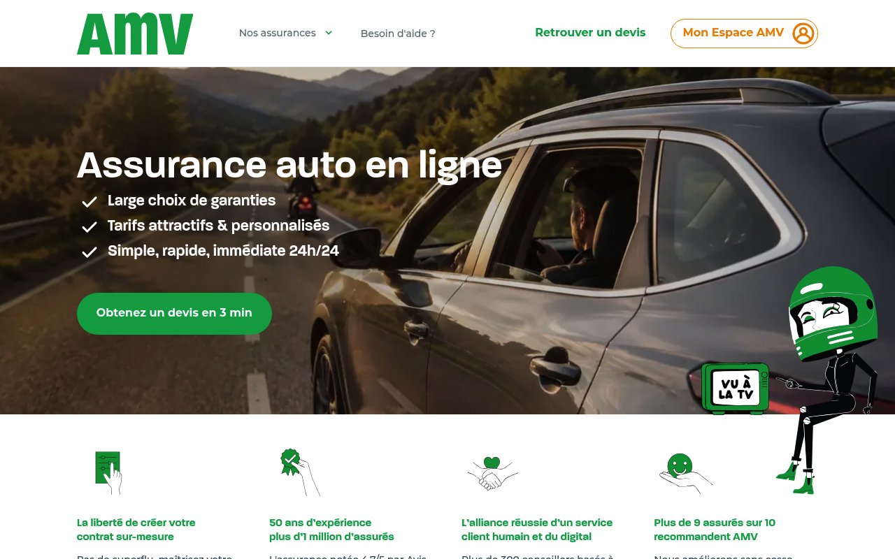 Apercu du site AMV