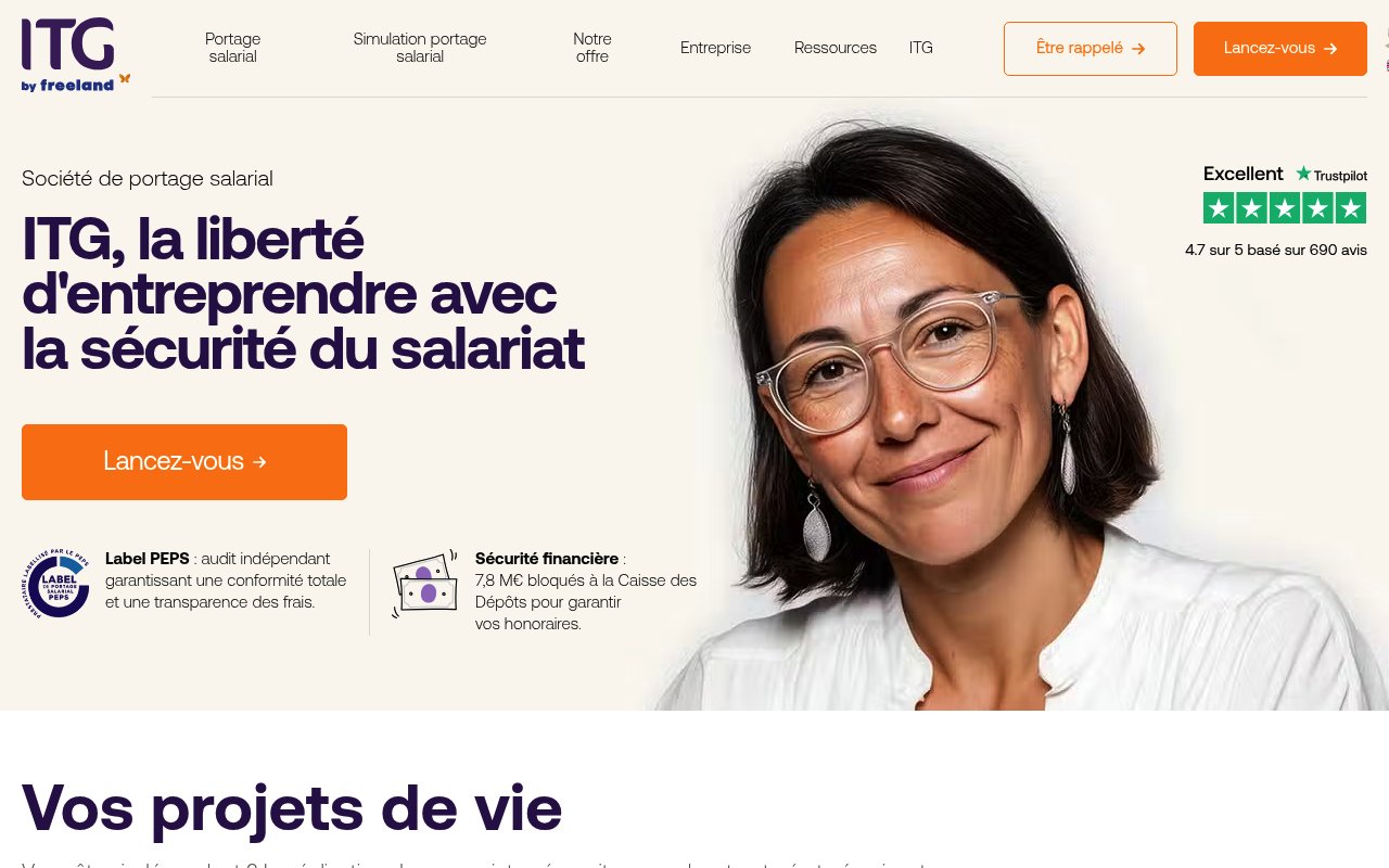 Apercu du site ITG