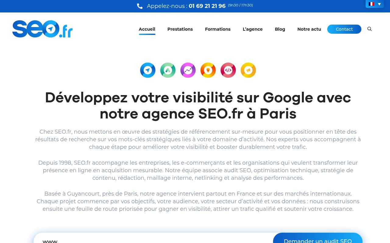 Apercu du site SEO.fr