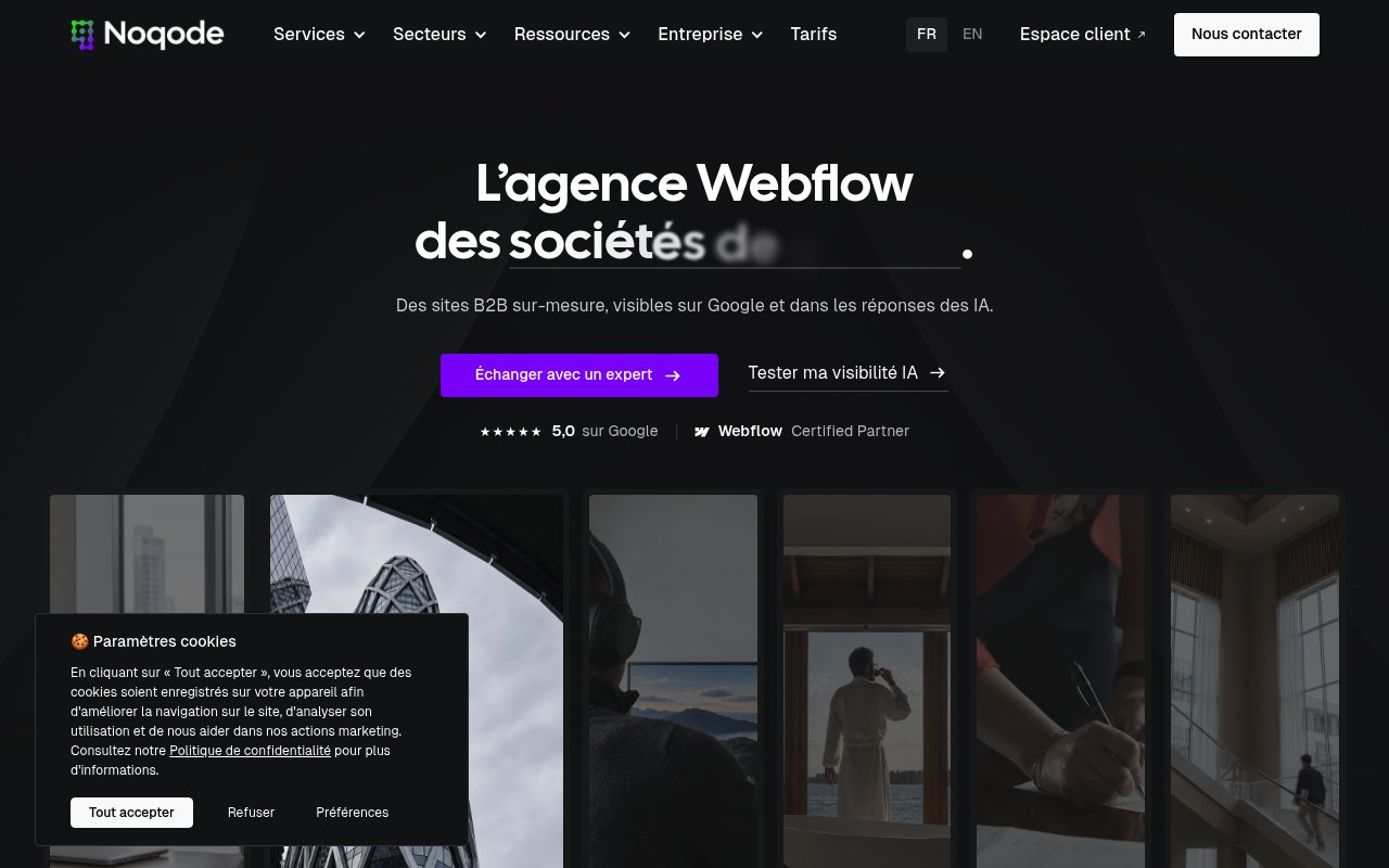 Apercu du site Noqode