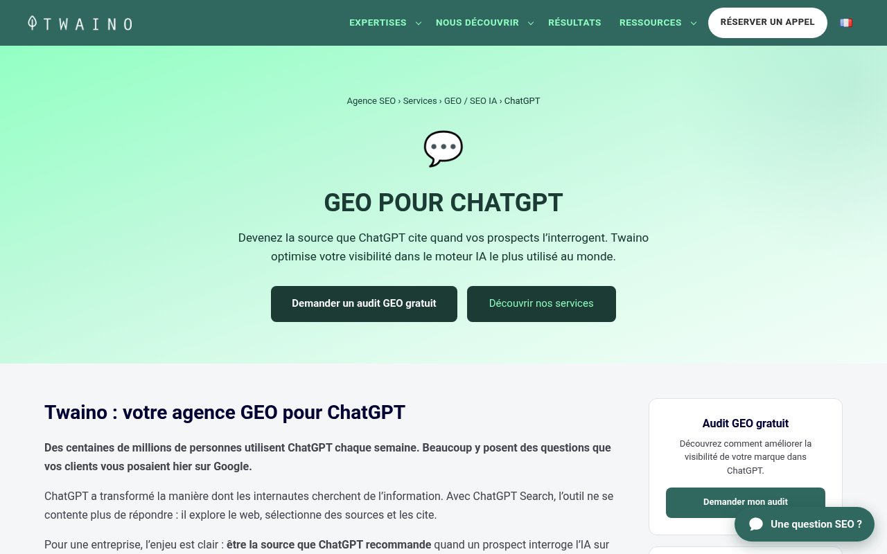 Apercu du site Twaino