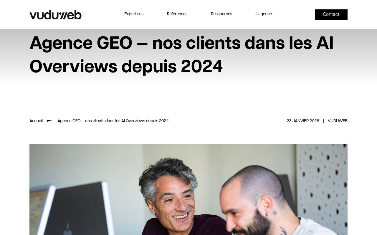 Apercu du site Vu du Web