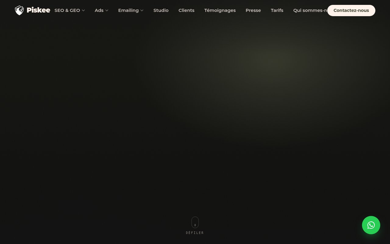 Apercu du site Piskee