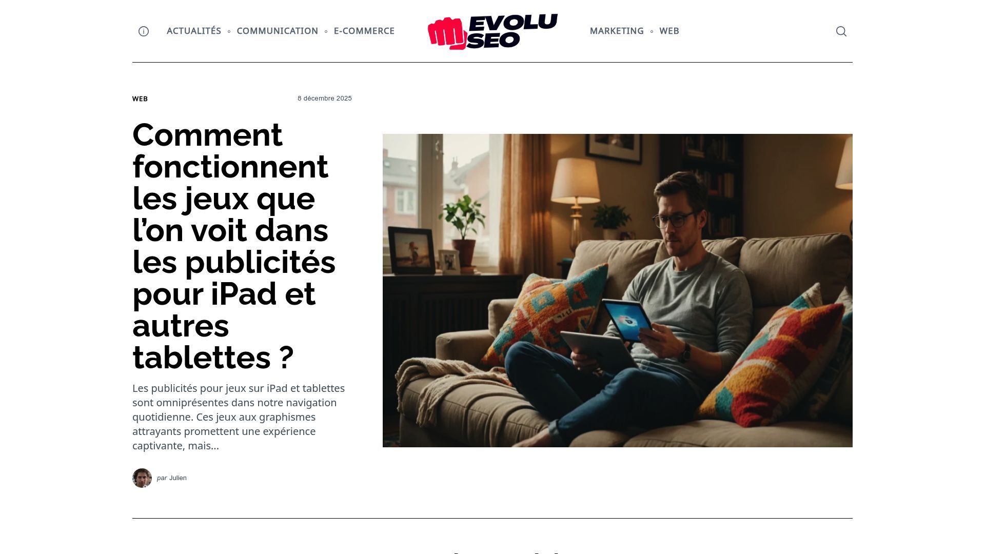 Aperçu de evoluseo.fr